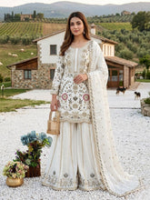 Ready To Wear Design Heavy Embroidery And Sequence Work Top - Plazzo With Dupatta