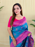 Beautiful silk saree featuring elegant traditional motifs