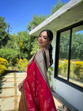 JPSP Mart - Pure soft paithani silk saree with rich weaved paithani pallu