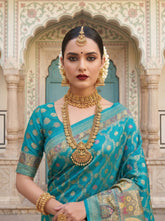 JPSP -JPSP Mart - Elegant Pure Dola Silk Saree with rich Jacquard Weaving