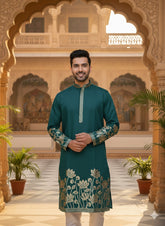 JPSP - Classic Designer Ceibrity Silk Kurta and Pajamma