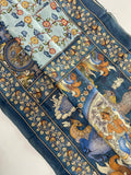 Pure Malai Cotton Saree With Big Border Digital Print Concept With Elegant Kalamkari Patterns