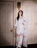 JPSP - FANCY DESIGN HEAVY EMBROIDERY AND SEQUENCE WORK TOP - FARSHI SHALVAR WITH  DUPATTA