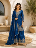 JPSP - Premium VICHITRA SILK with Heavy Embroidery & Sequence Work  ✨
