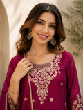 JPSP - Premium VICHITRA SILK with Heavy Embroidery & Sequence Work  ✨