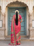 JPSP -JPSP Mart - Elegant Pure Dola Silk Saree with rich Jacquard Weaving