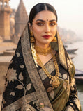 JPSP-JPSP Mart- Pure Hand Dyeing Chainya Tissue Shimmer Saree