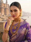 JPSP-JPSP Mart- Pure Hand Dyeing Chainya Tissue Shimmer Saree