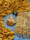 Pure Arjakh Sartin  viscous silk saree  with Designer Original Mirror Work All over saree